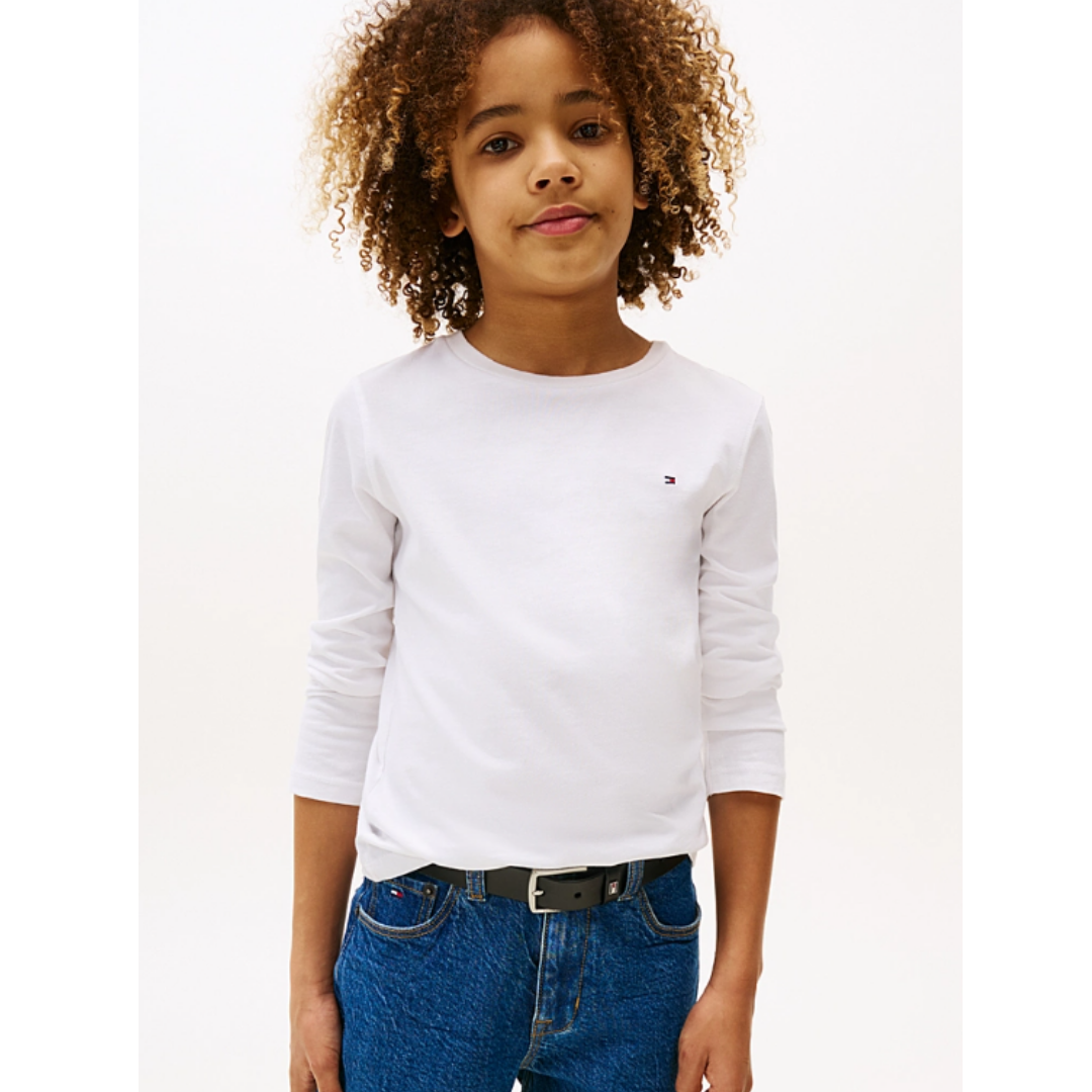 Tommy Hilfiger - White Basic TH Top
