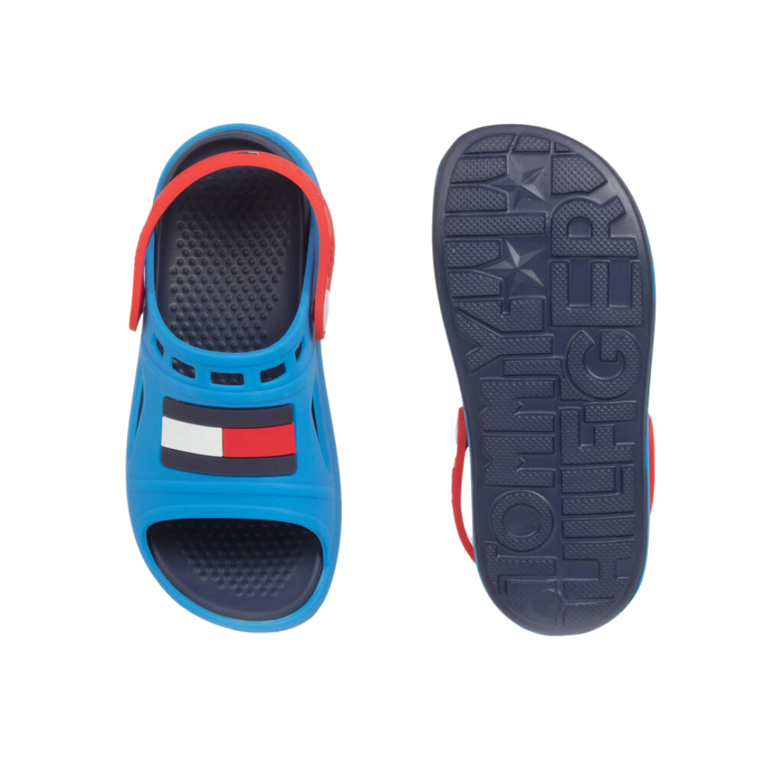 Tommy Hilfiger - Blue Flag Logo Rubber Sandals