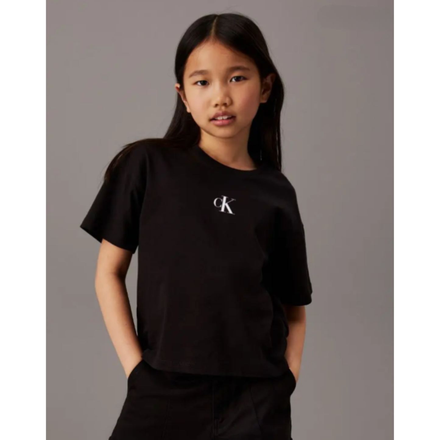 Calvin Klein - Black Logo Baggy Top