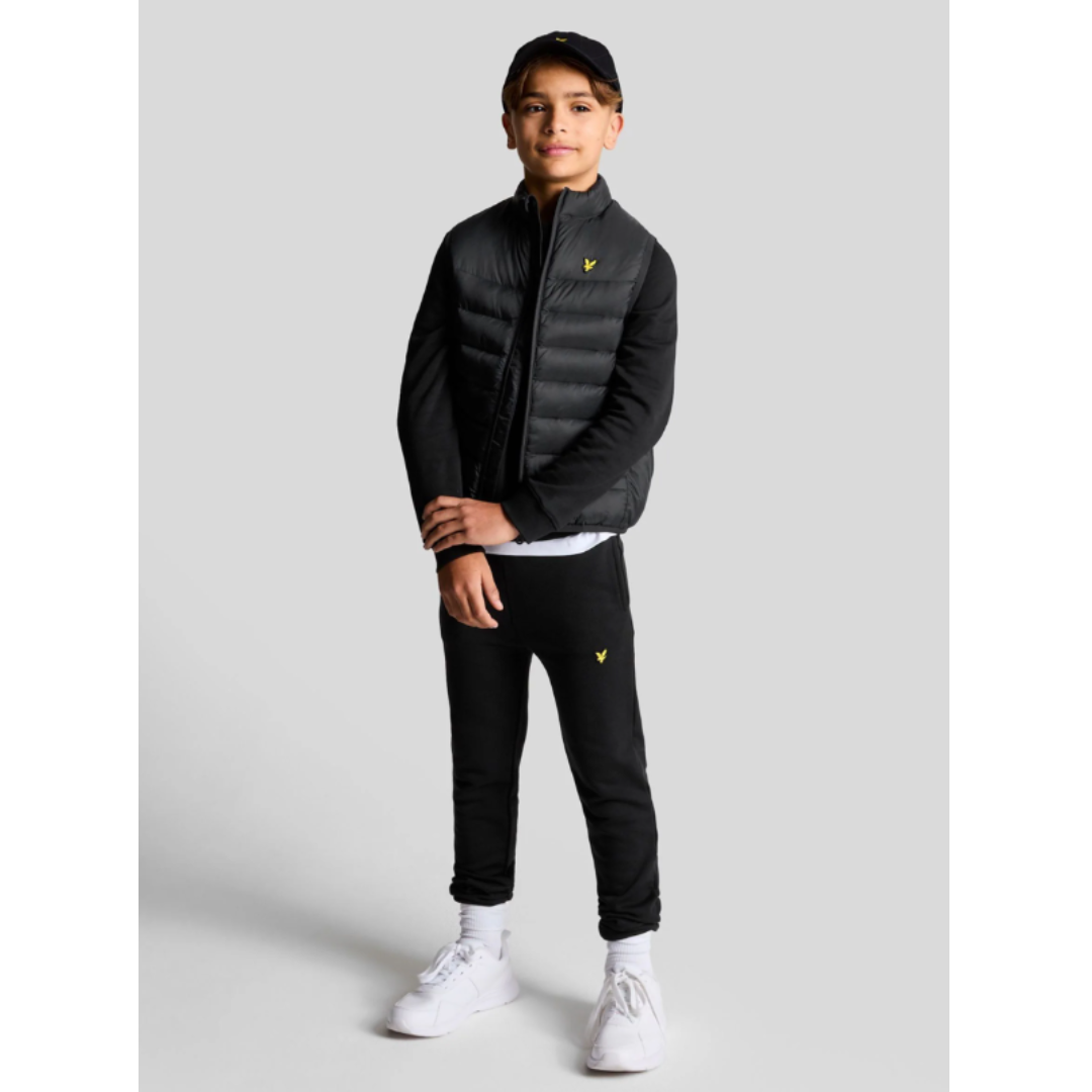 Lyle & Scott - Black Cotton Trouser