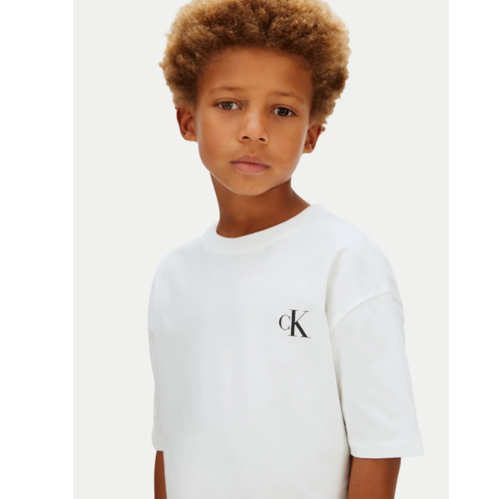 Calvin Klein - White Bridge Logo Top
