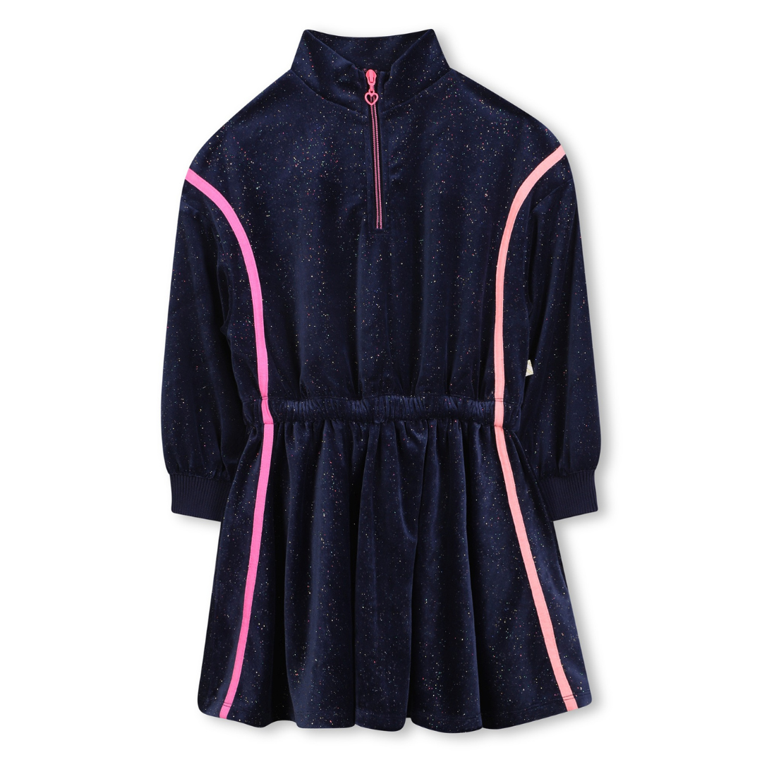 Billieblush - Velvet Blue Navy Dress