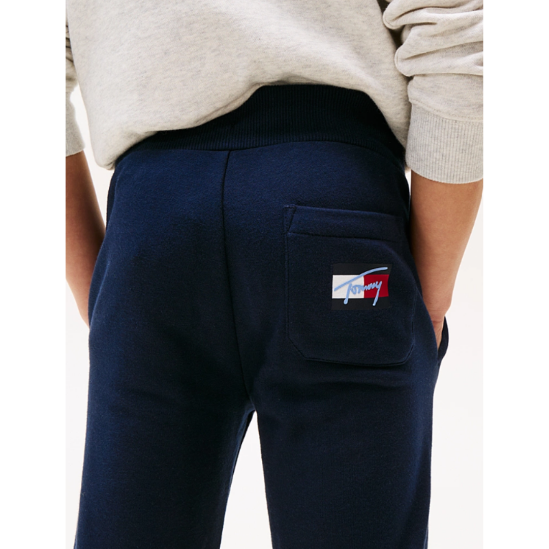 Tommy Hilfiger - Blue Logo Flag Trackpant