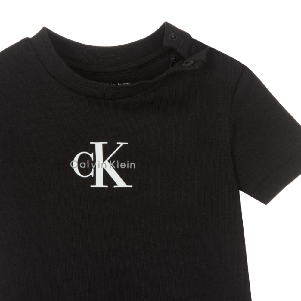 Calvin Klein - Black Knit Short Set
