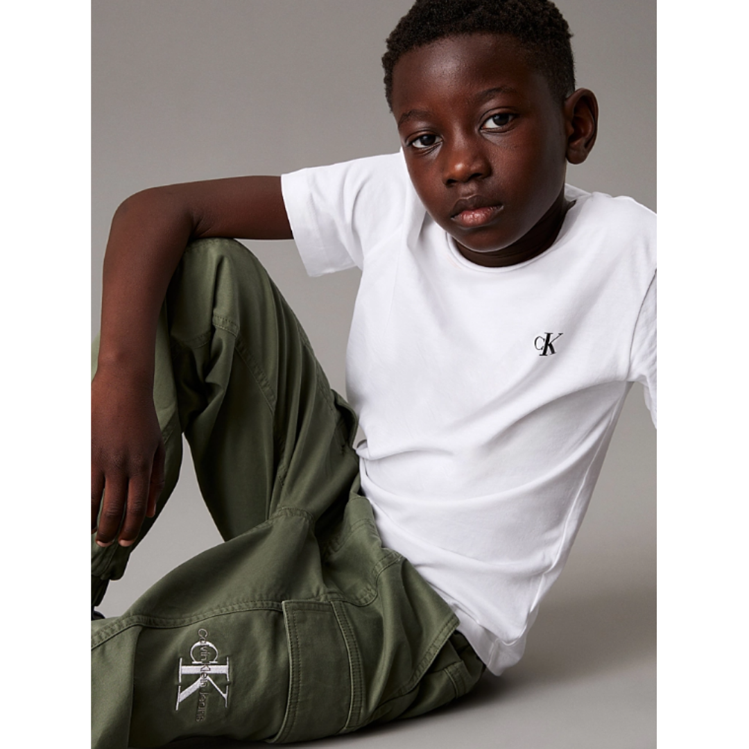 Calvin Klein - Khaki Logo Cargo Trouser