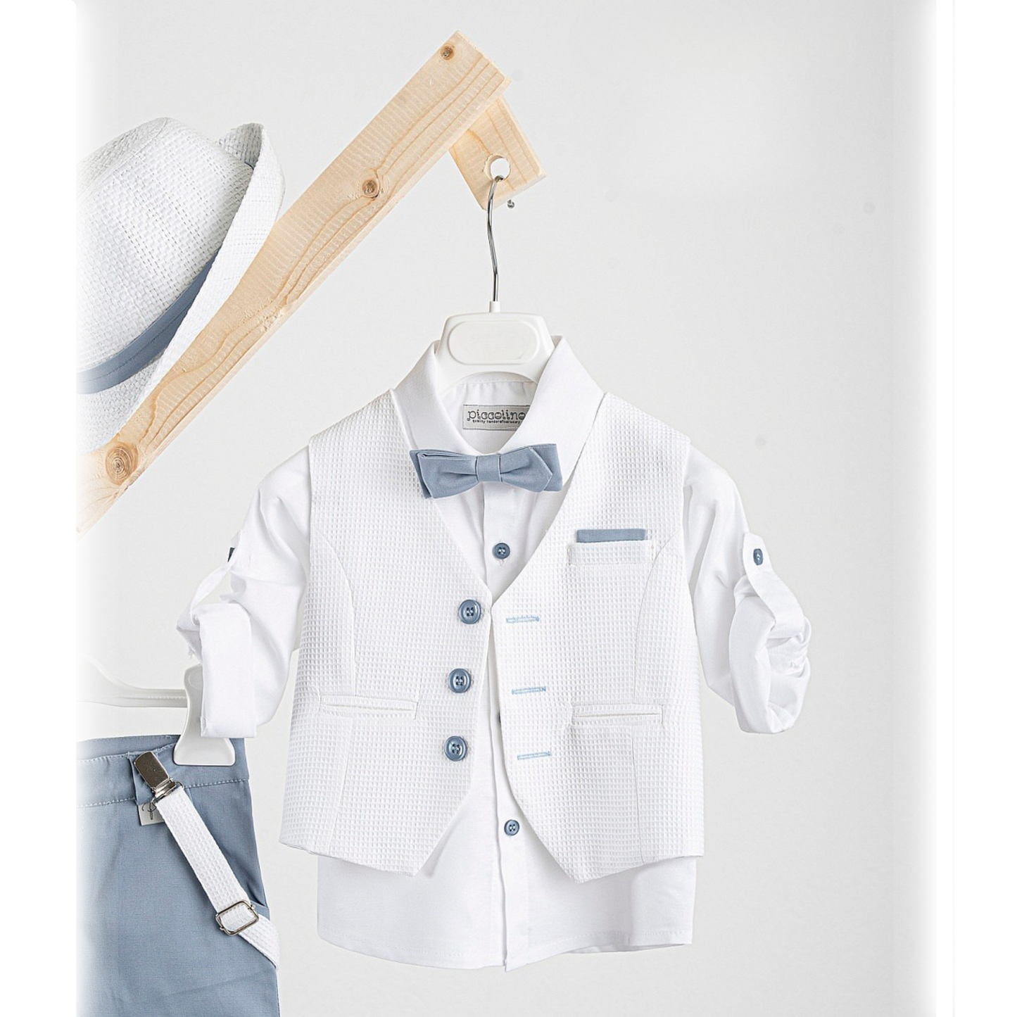 Κουστούμι Βάπτισης - Κωδικός: S26 Lorenzo Blue Light