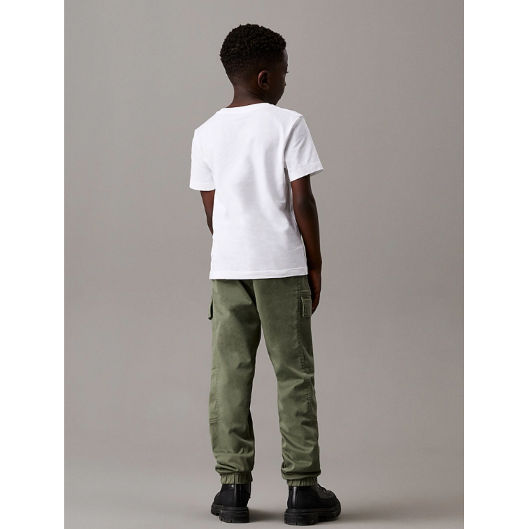 Calvin Klein - Khaki Logo Cargo Trouser