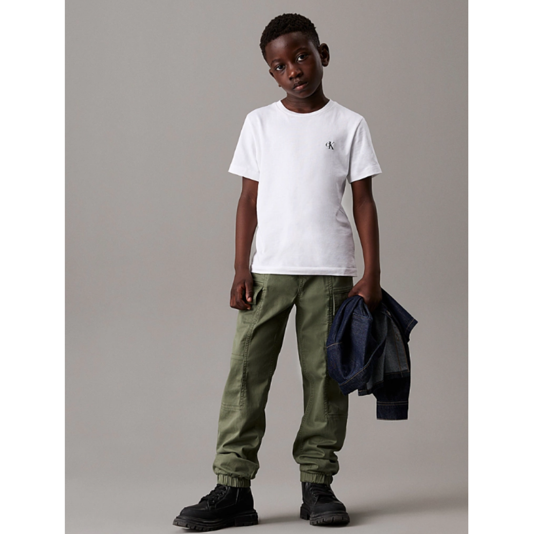 Calvin Klein - Khaki Logo Cargo Trouser
