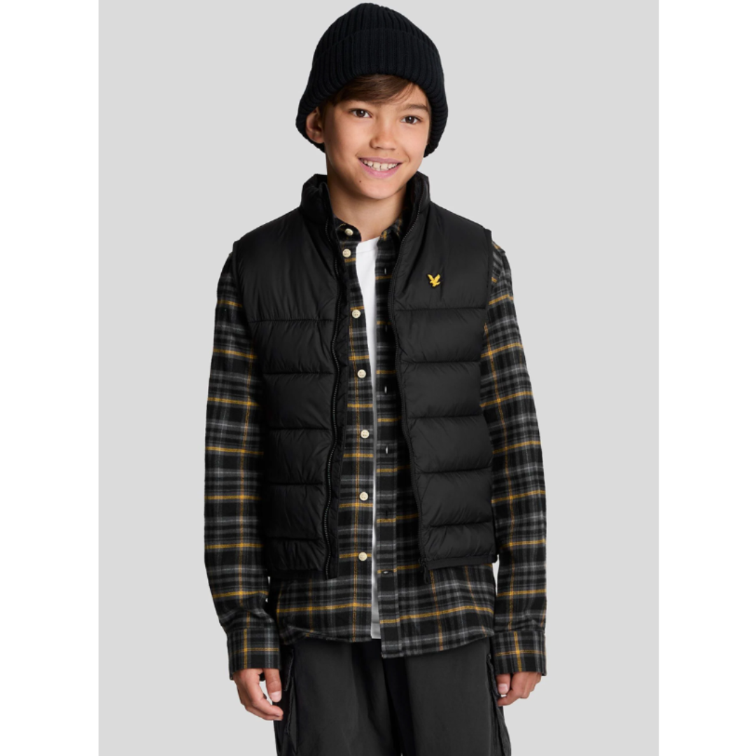 Lyle & Scott - Black Logo Gilet