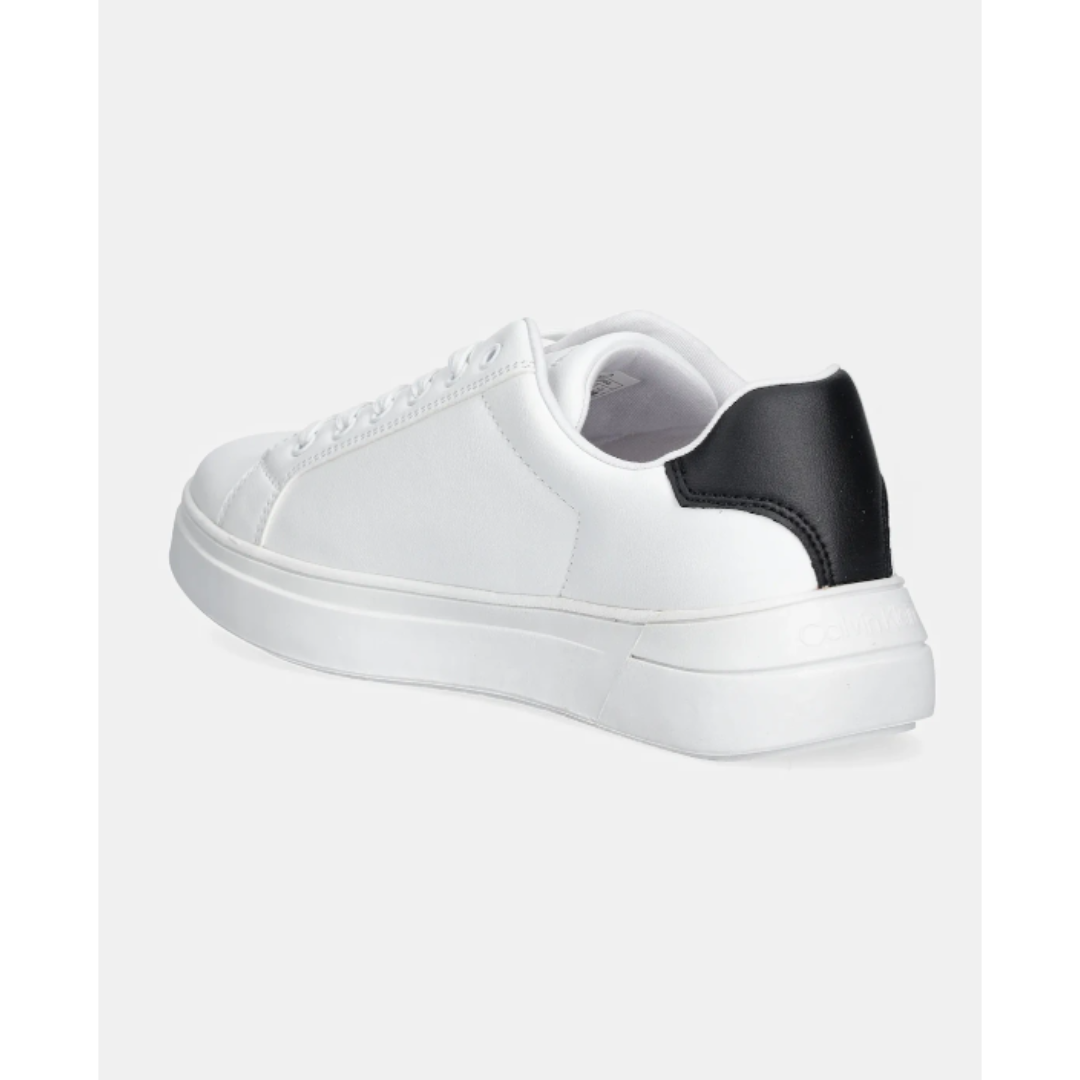 Calvin Klein - White Classic CK Logo Sneakers
