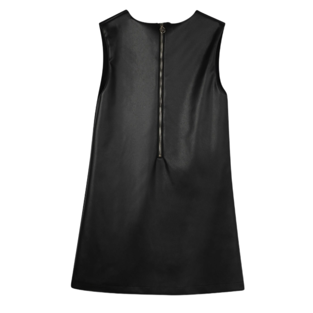Michael Kors - Sleeveless Mini Leather Dress