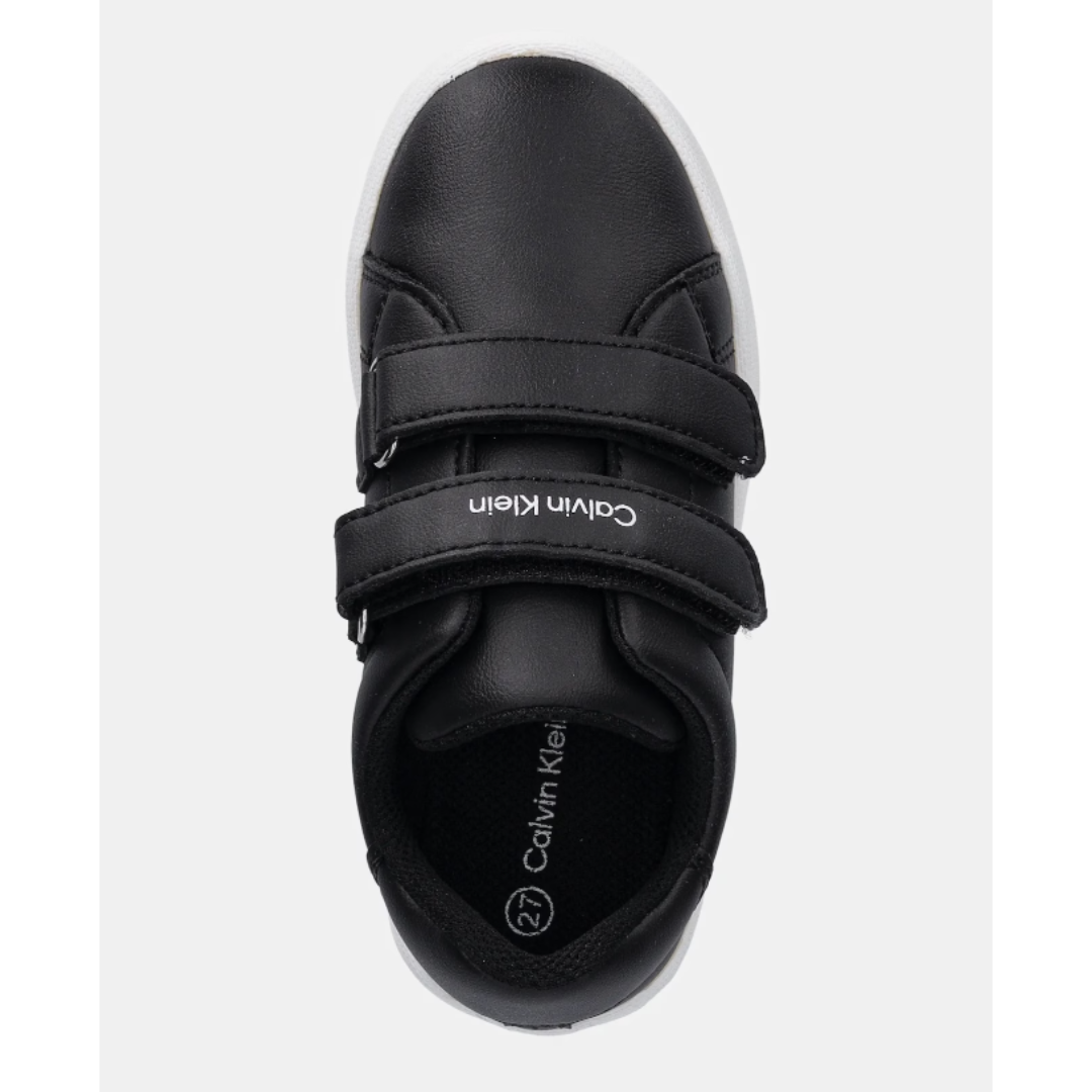 Calvin Klein - Black Low Cut Velcro Sneakers