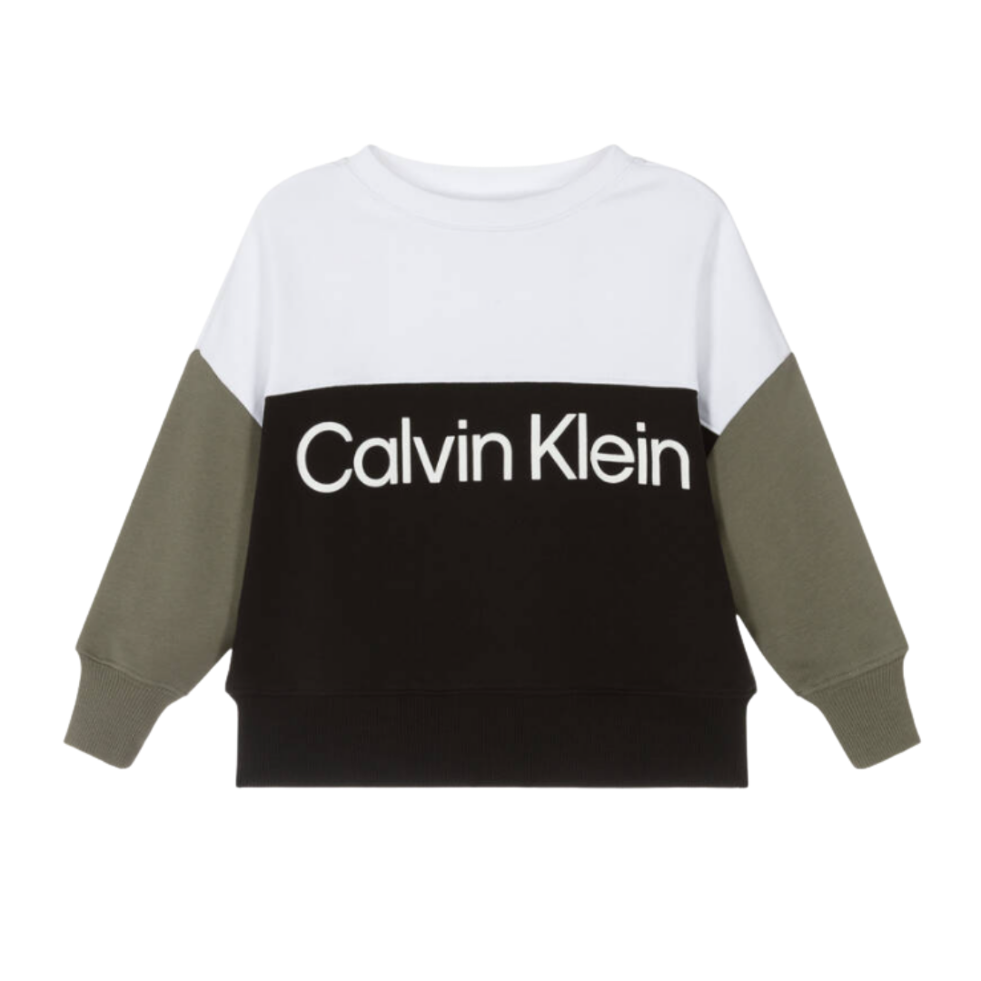 Calvin Klein - Colour block Cotton Sweatshirt