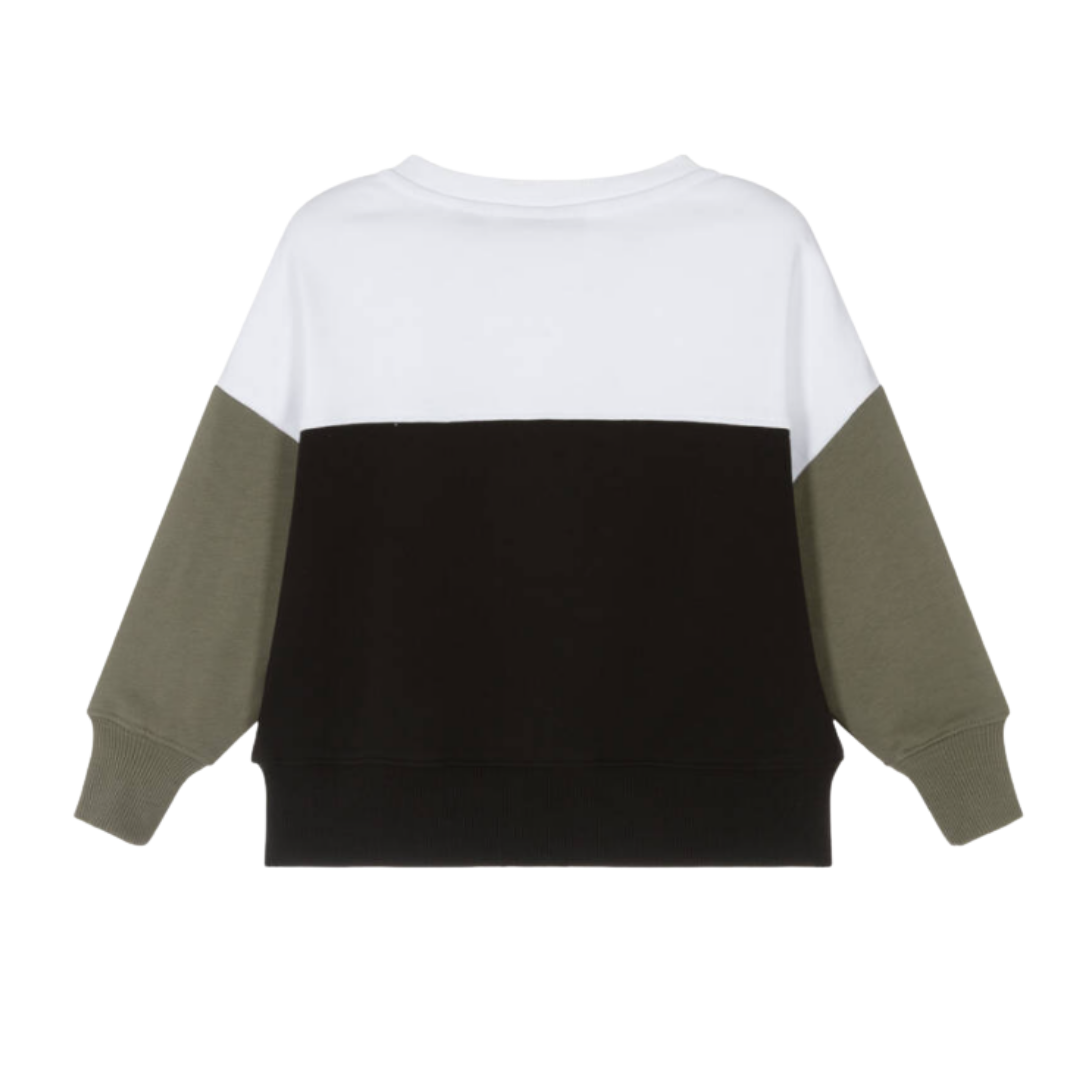 Calvin Klein - Colour block Cotton Sweatshirt
