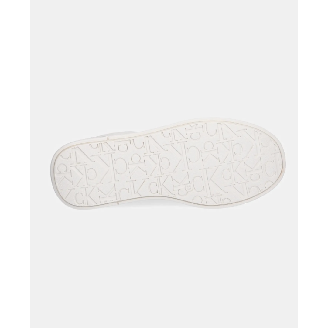 Calvin Klein - White Classic Logo Sneakers