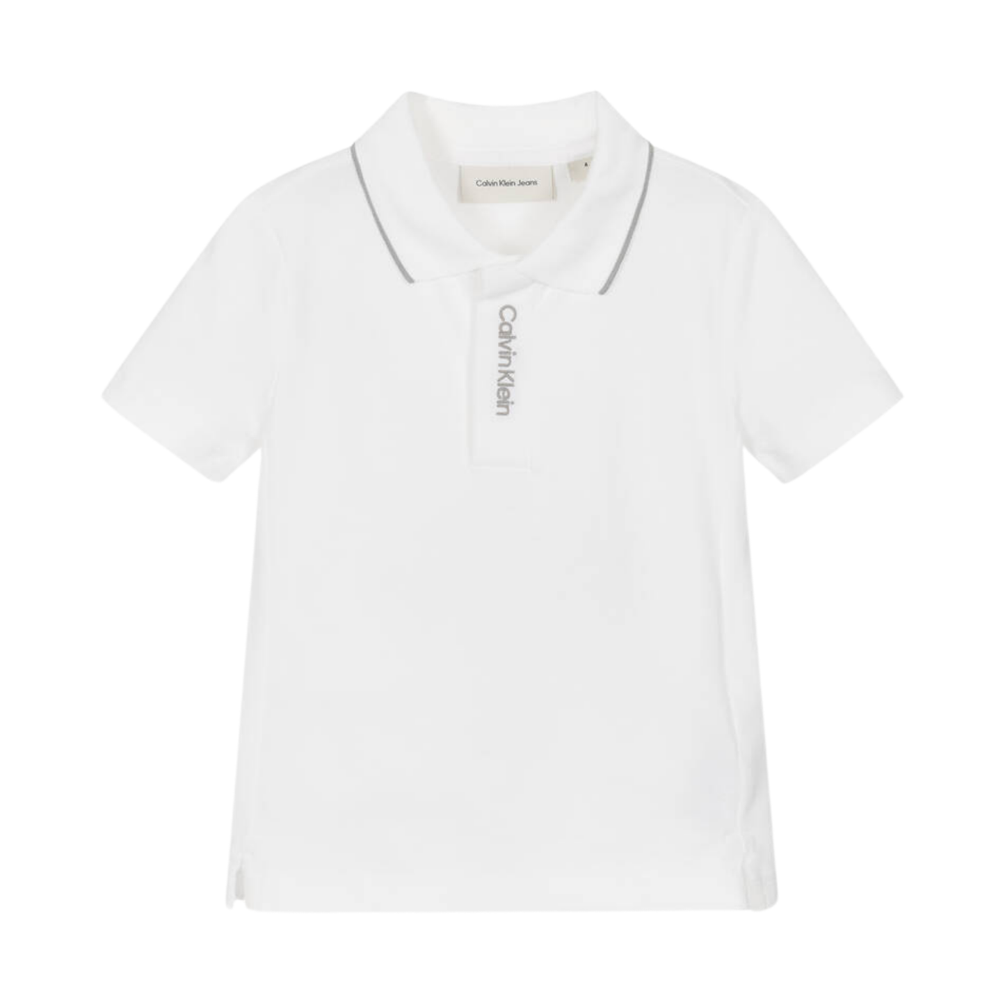 Calvin Klein - White Classic Polo Blouse