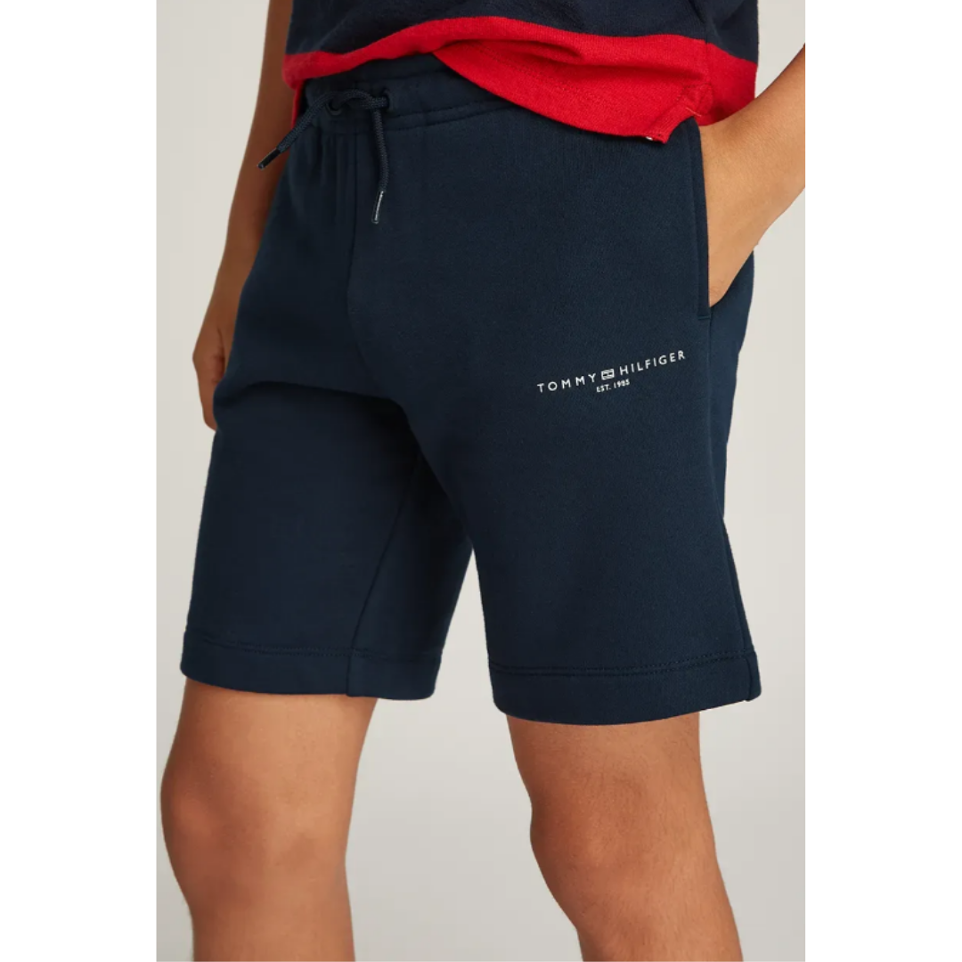 Tommy Hilfiger - Navy Blue Cotton Short