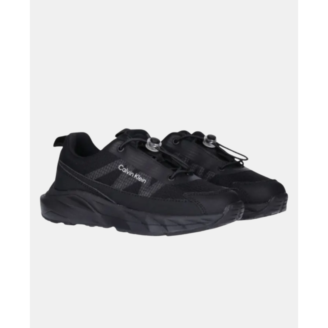 Calvin Klein - Black Low Cut Lace Up CK Shoes