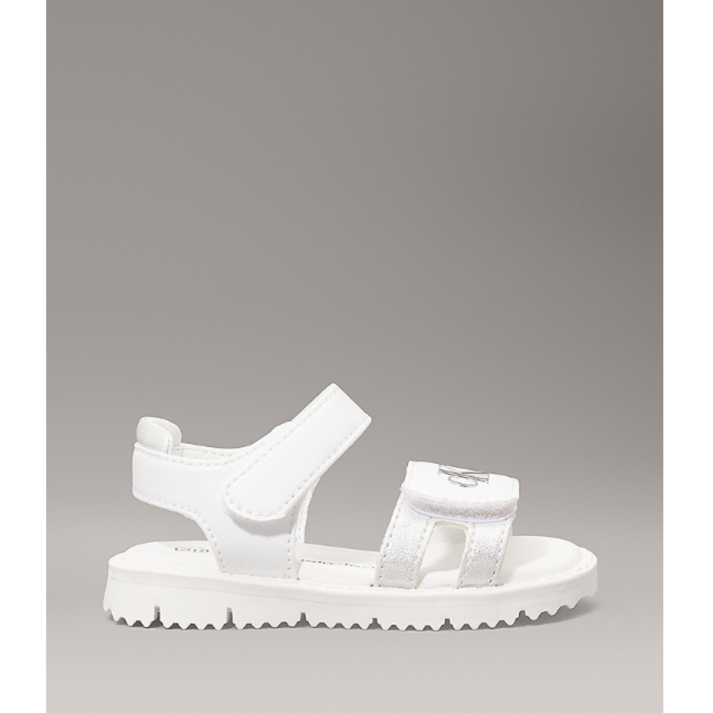 Calvin Klein - Touch-Strap White Sandals