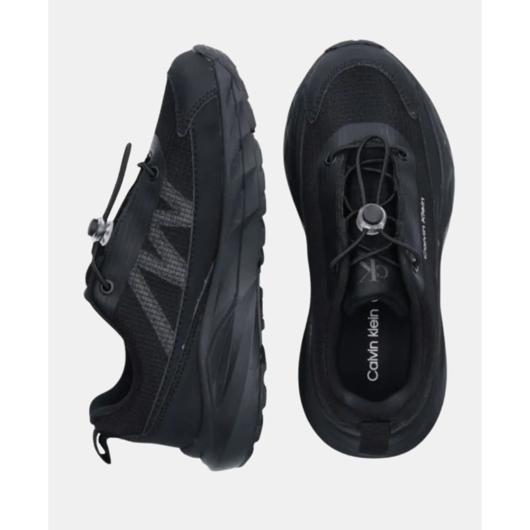 Calvin Klein - Black Low Cut Lace Up CK Shoes