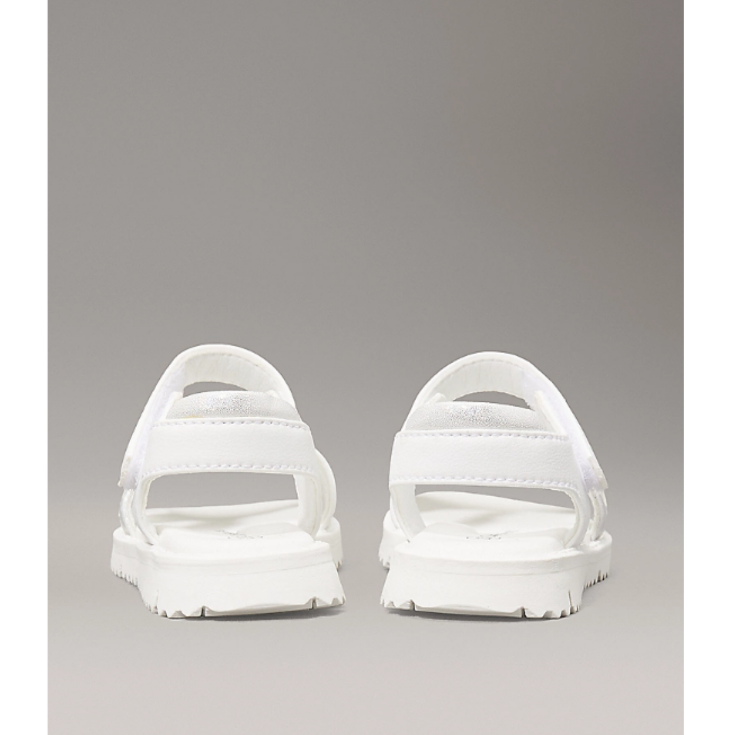 Calvin Klein - Touch-Strap White Sandals