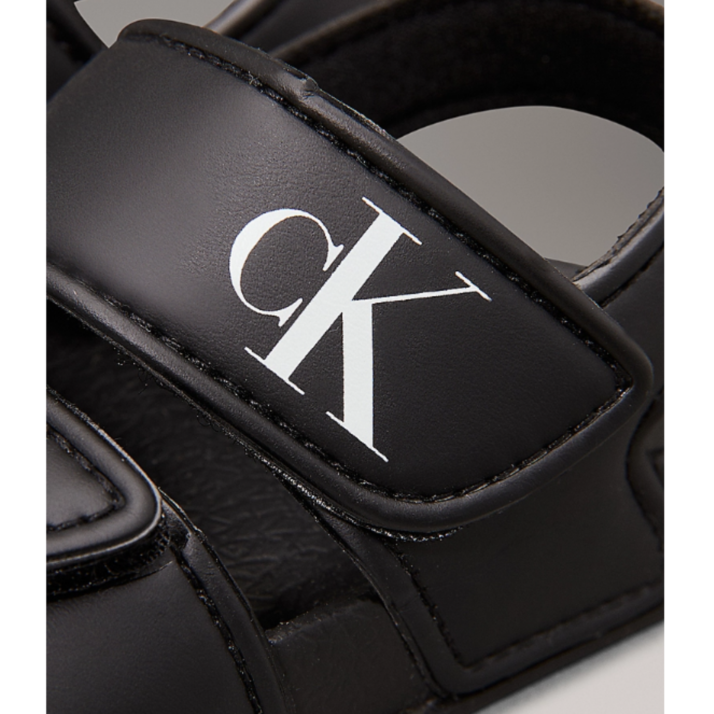 Calvin Klein - Soft Black Logo Sandal