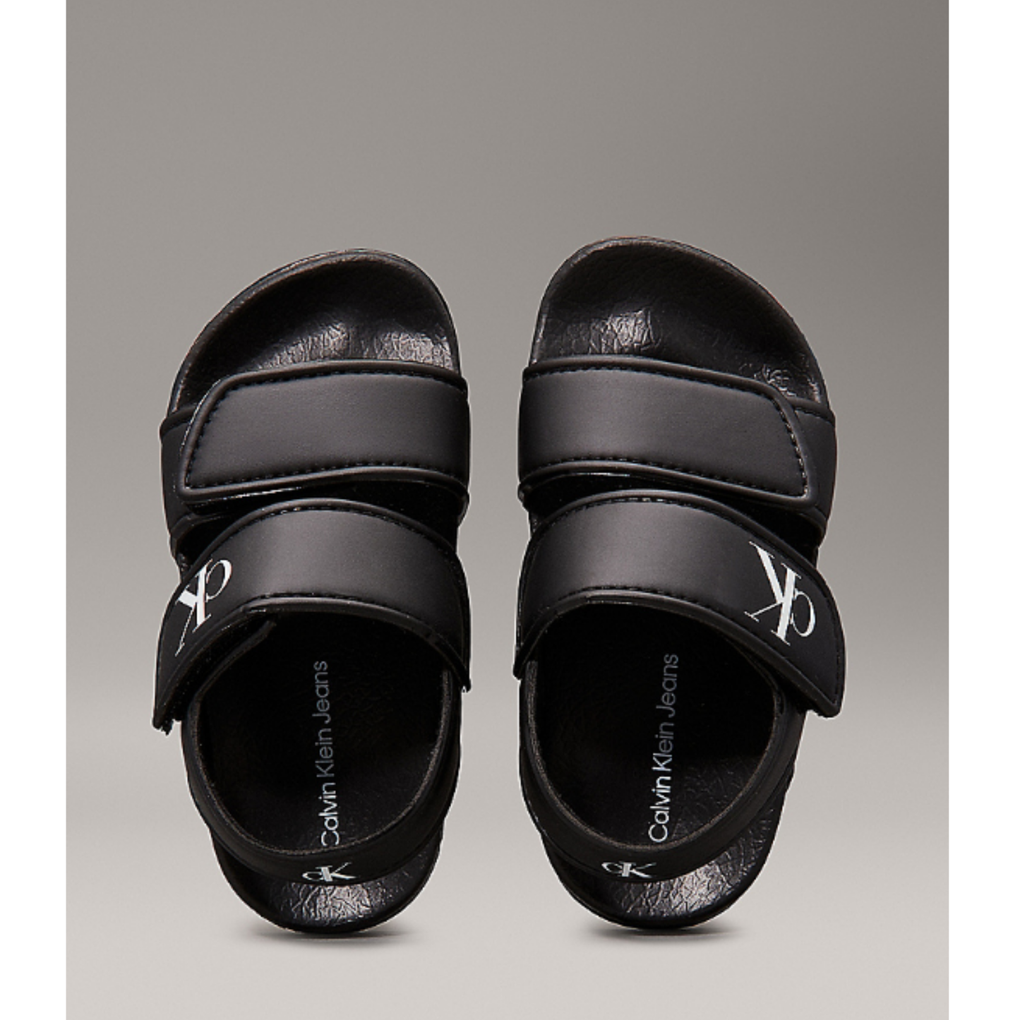 Calvin Klein - Soft Black Logo Sandal