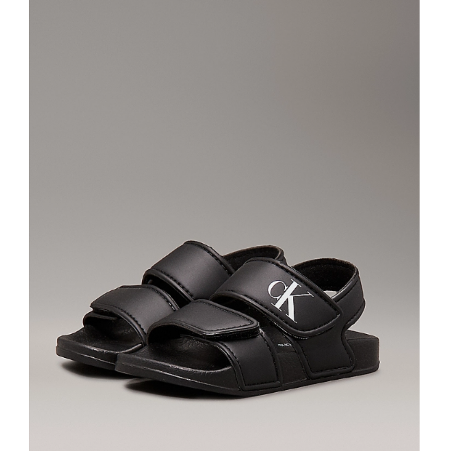 Calvin Klein - Soft Black Logo Sandal