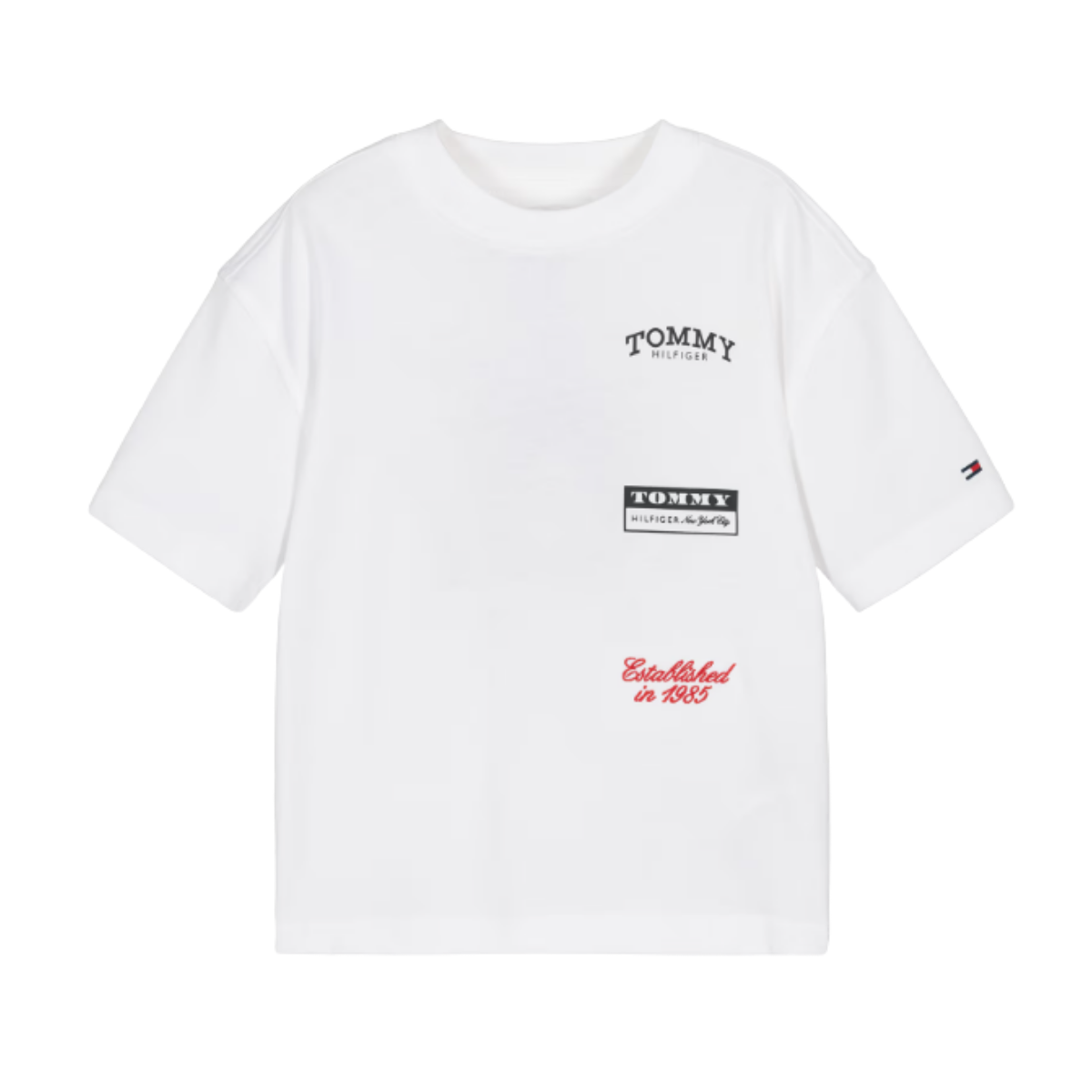 Tommy Hilfiger - White Multiprint Top