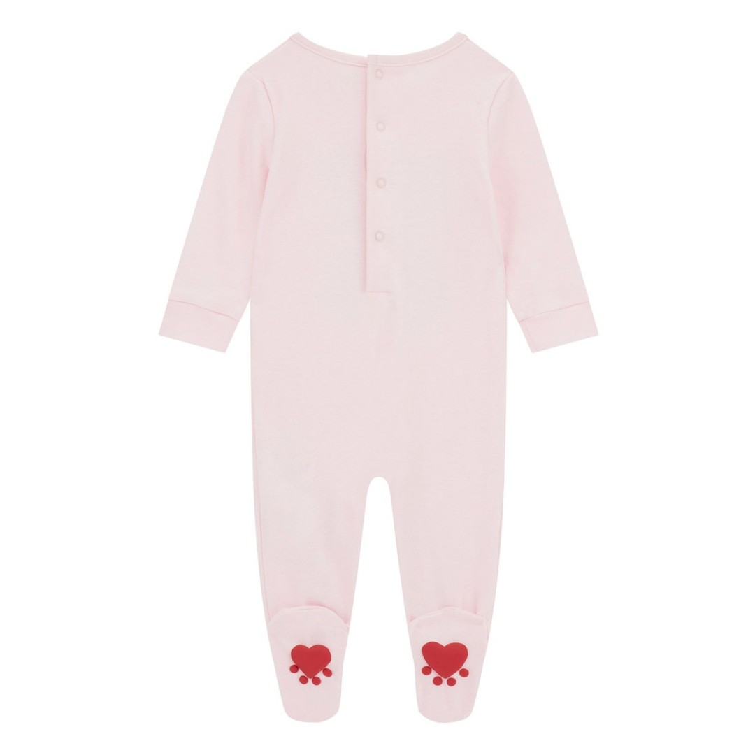 Guess - Pink Cotton Baby grow with Teddy Bear Mascot