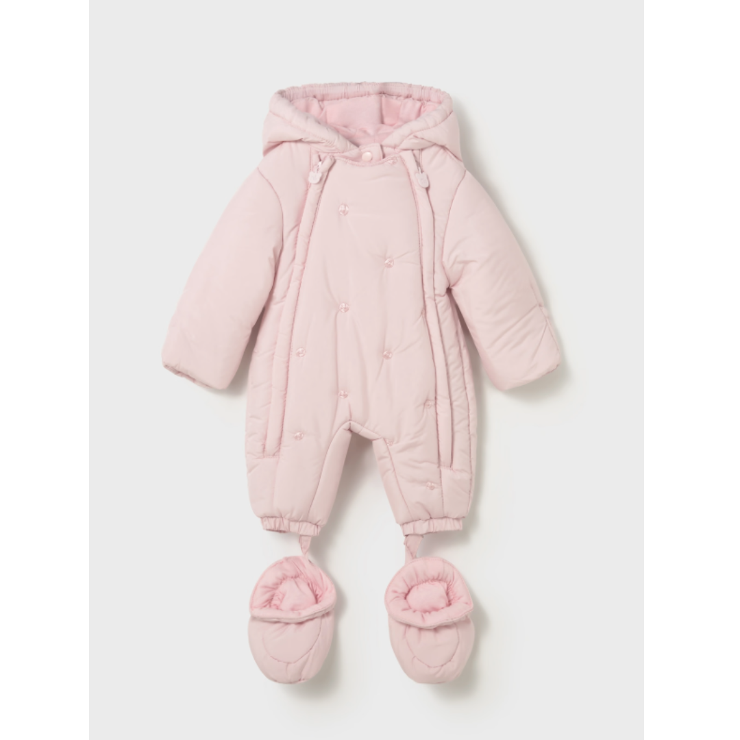 Mayoral - Pink Newborn Romper Suit