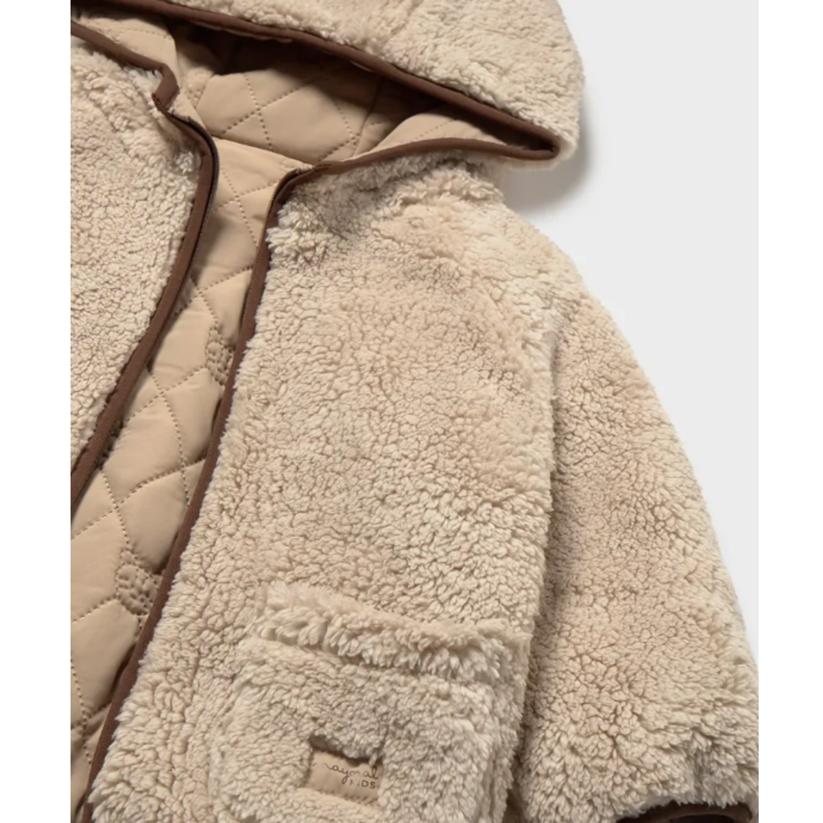 Mayoral - Two Sided Boys Camel Coat