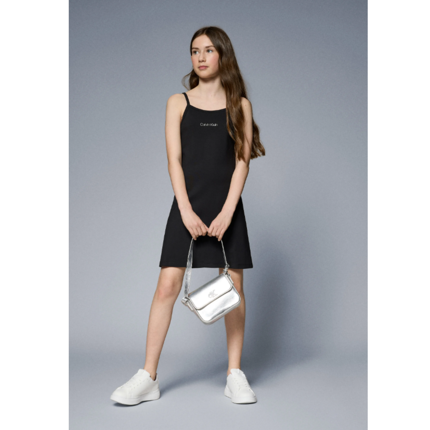 Calvin Klein - Mini Cotton Black Dress