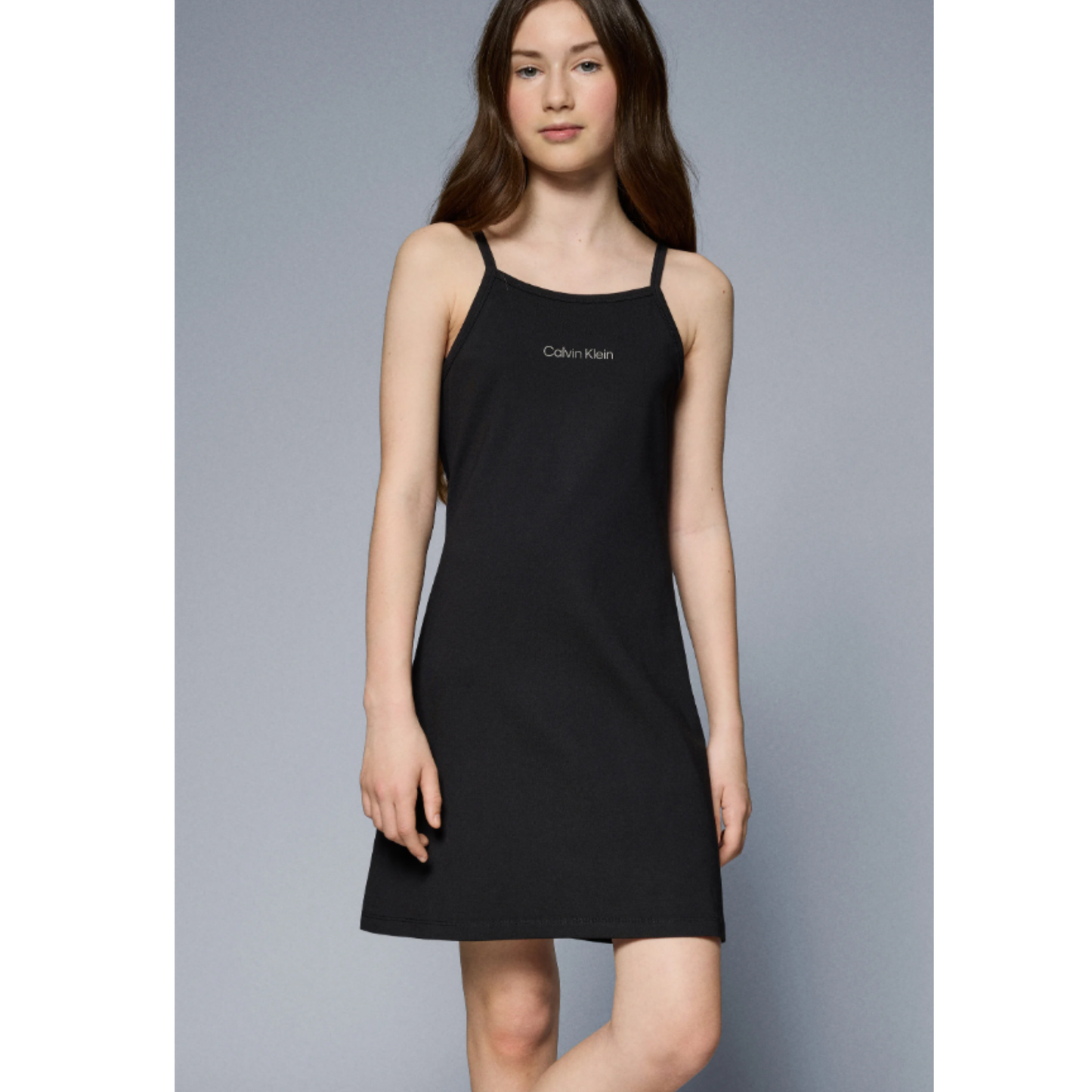 Calvin Klein - Mini Cotton Black Dress