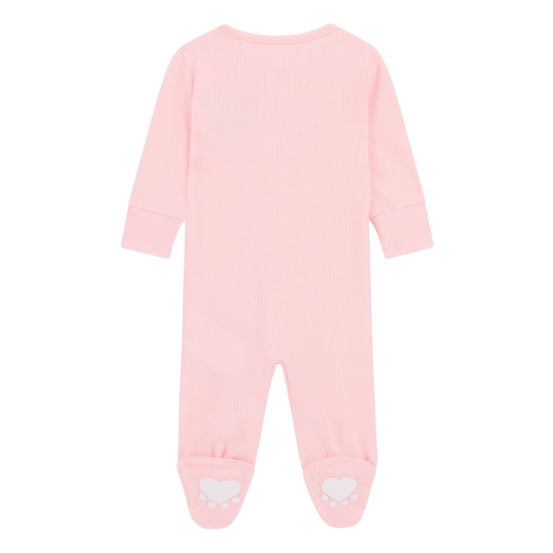 Guess - Pink Cotton Baby Grow with Hat