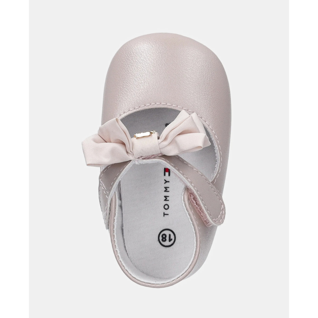 Tommy Hilfiger - Pink/Silver Soft Ballerinas