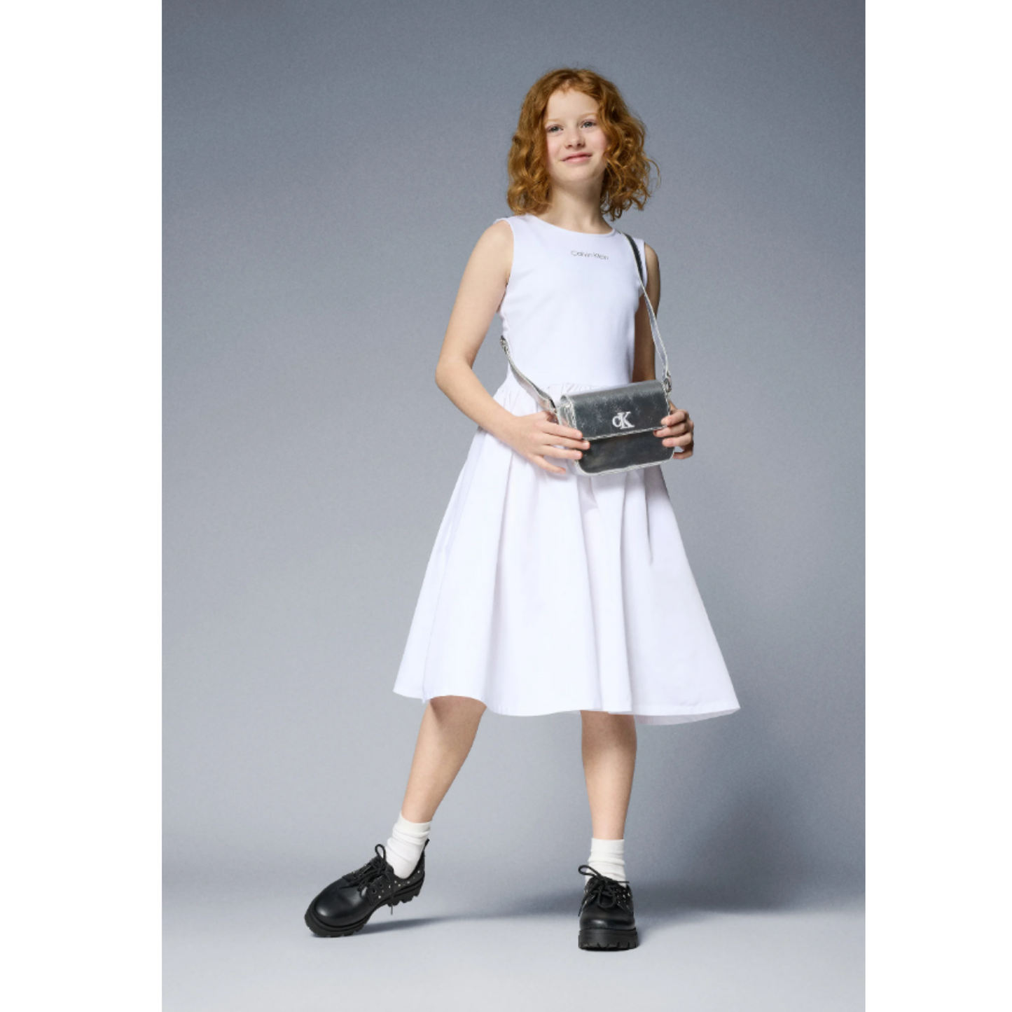 Calvin Klein - White Crossback Dress