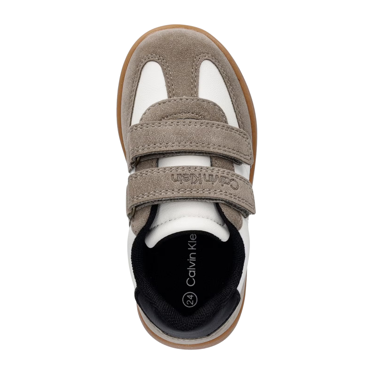 Calvin Klein - Grey Low Cut Velcro Sneaker