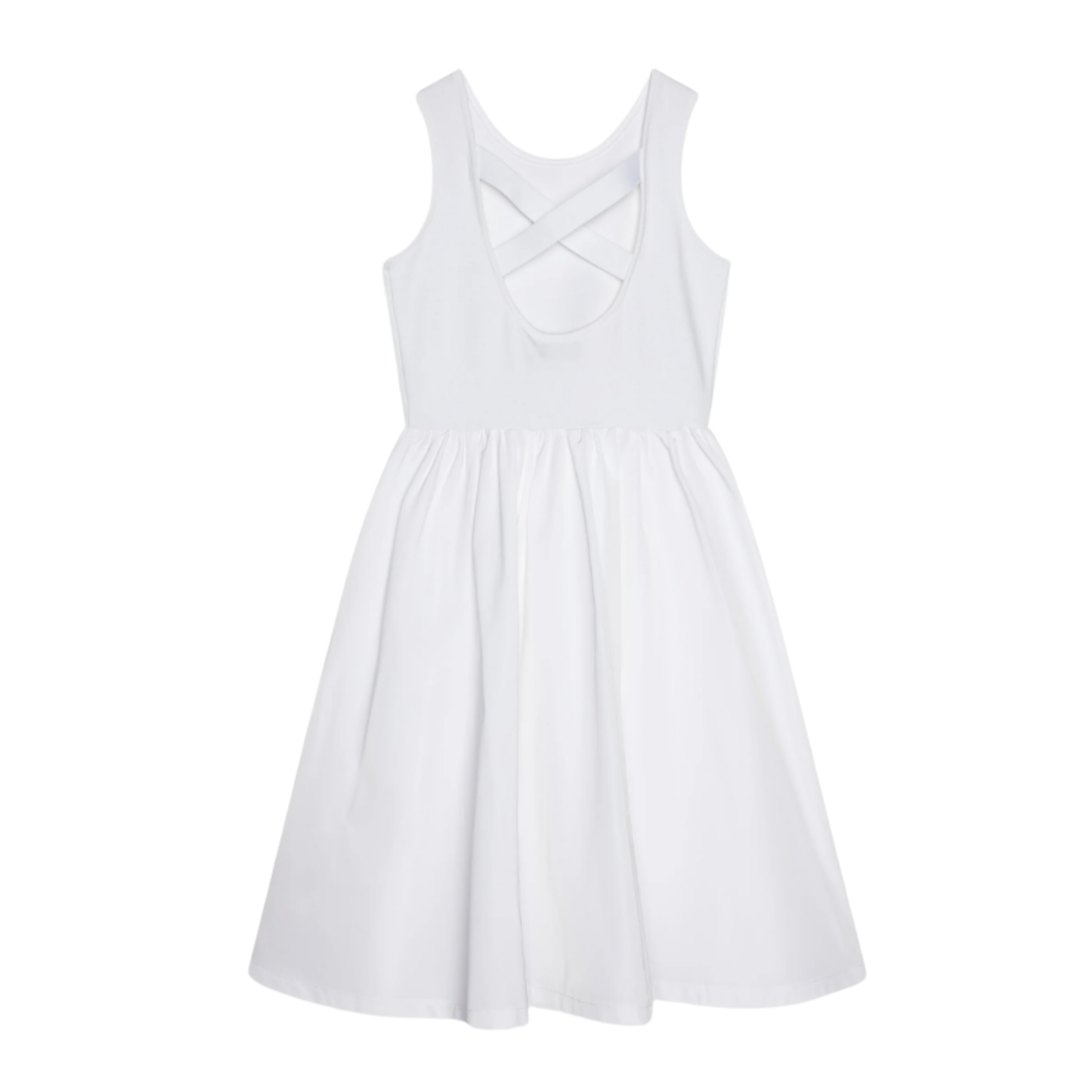 Calvin Klein - White Crossback Dress