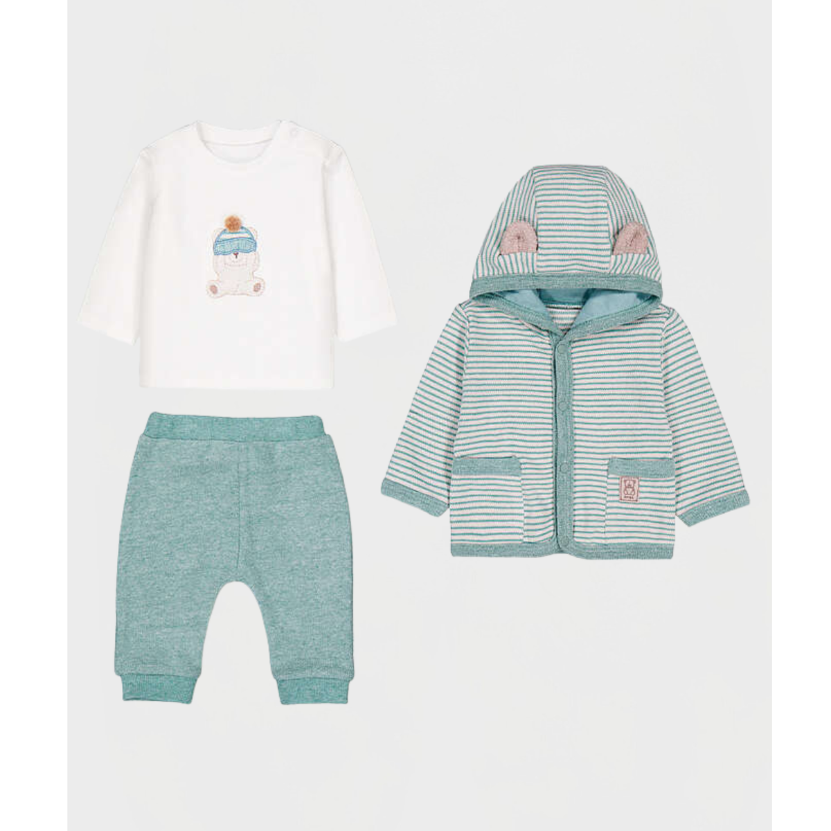 Mayoral - Baby Boys 3-pieces Mint Set