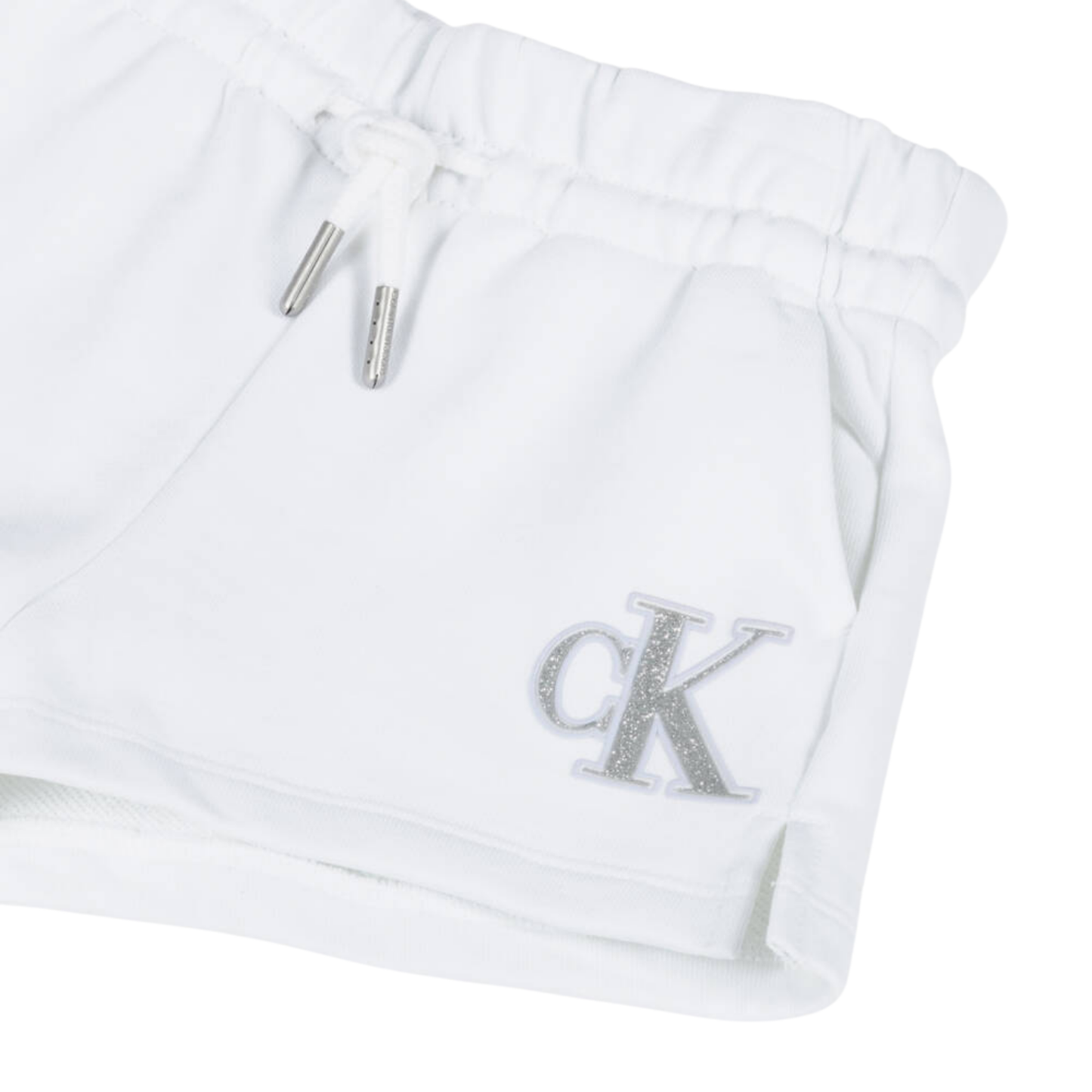 Calvin Klein - White Logo Jogging Short