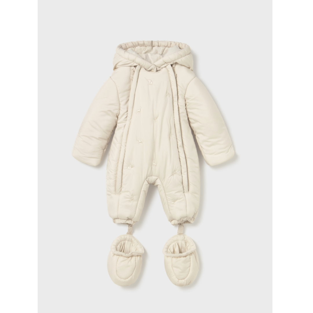 Mayoral - Beige Newborn Romper Suit