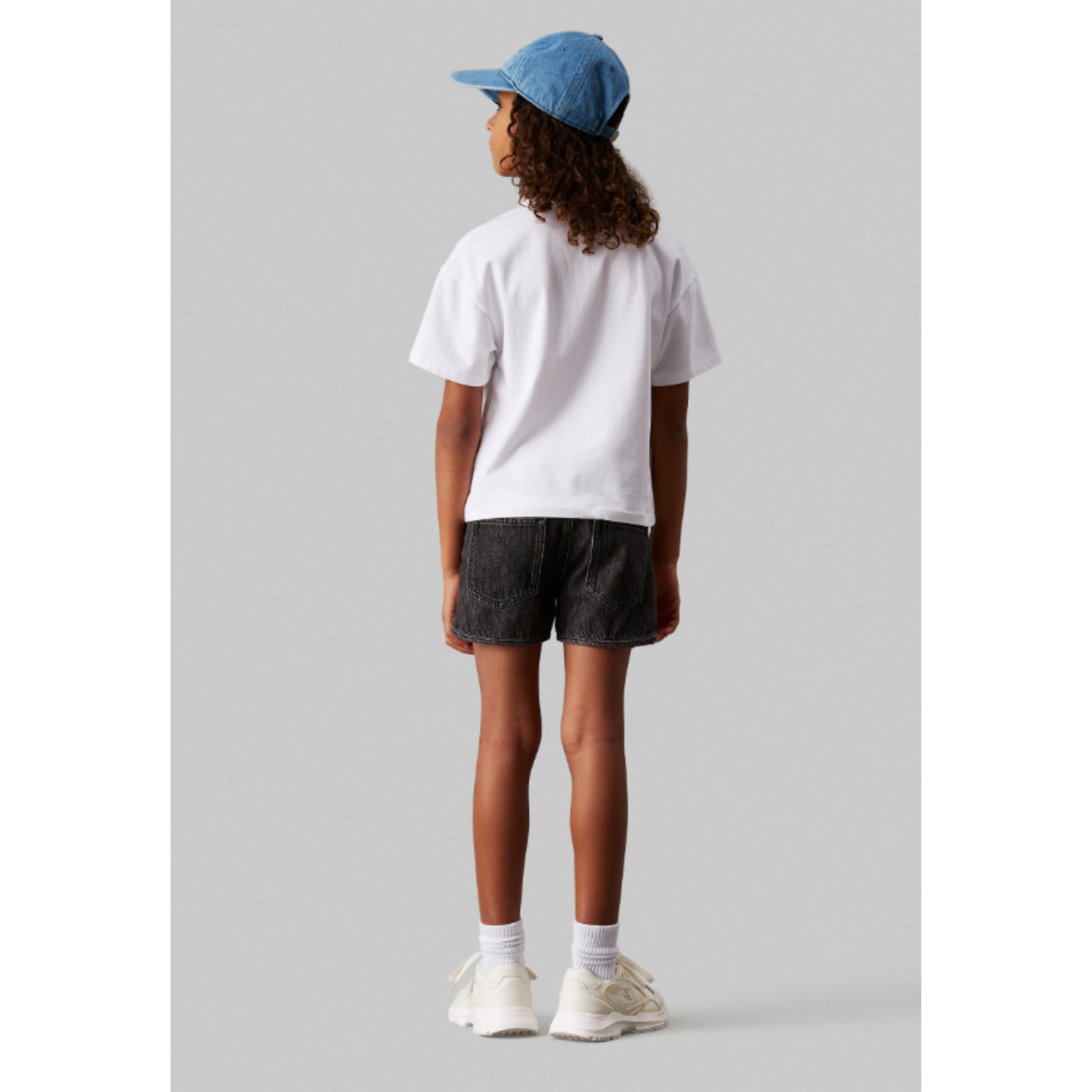 Calvin Klein - White Metallic Girls' T-Shirt