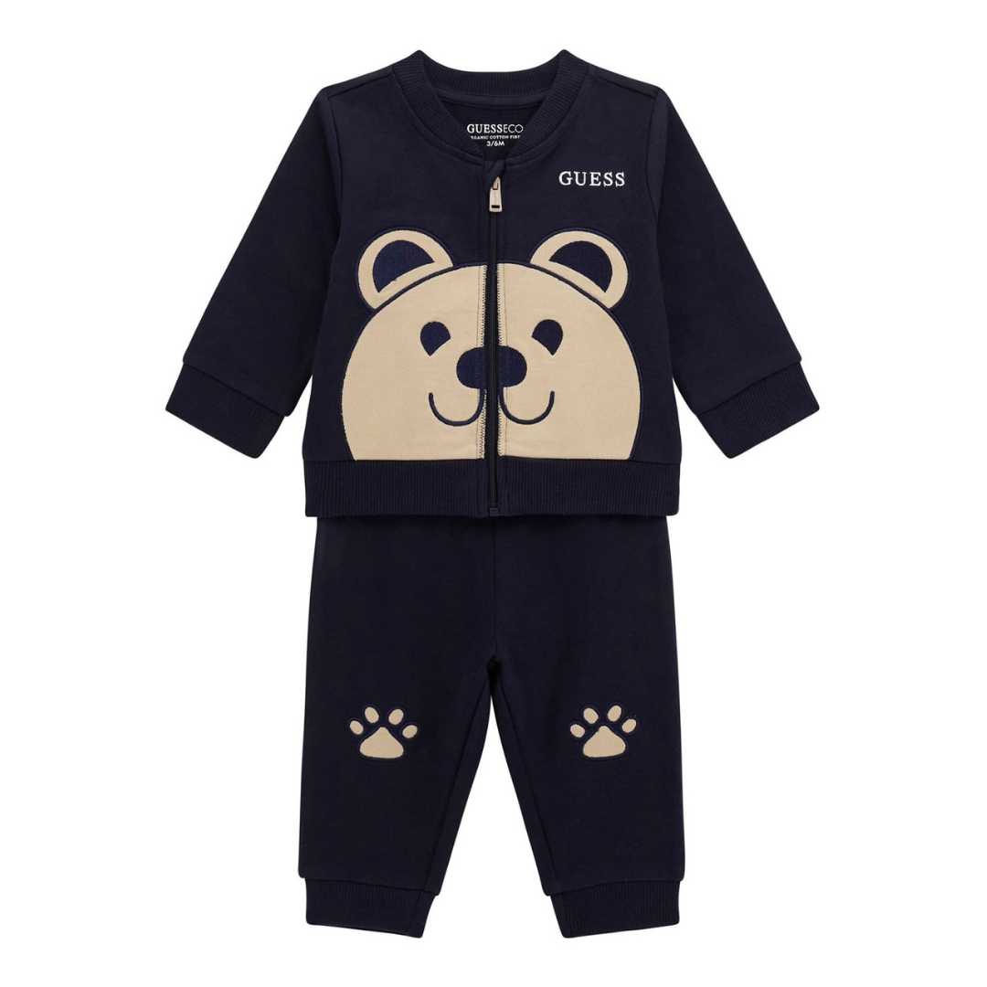 Guess - Blue Bear Cotton Tracksuit