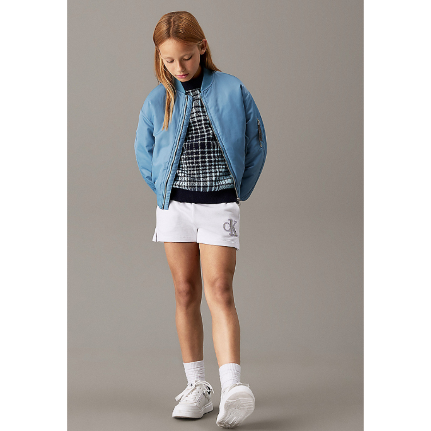 Calvin Klein - White Logo Jogging Short