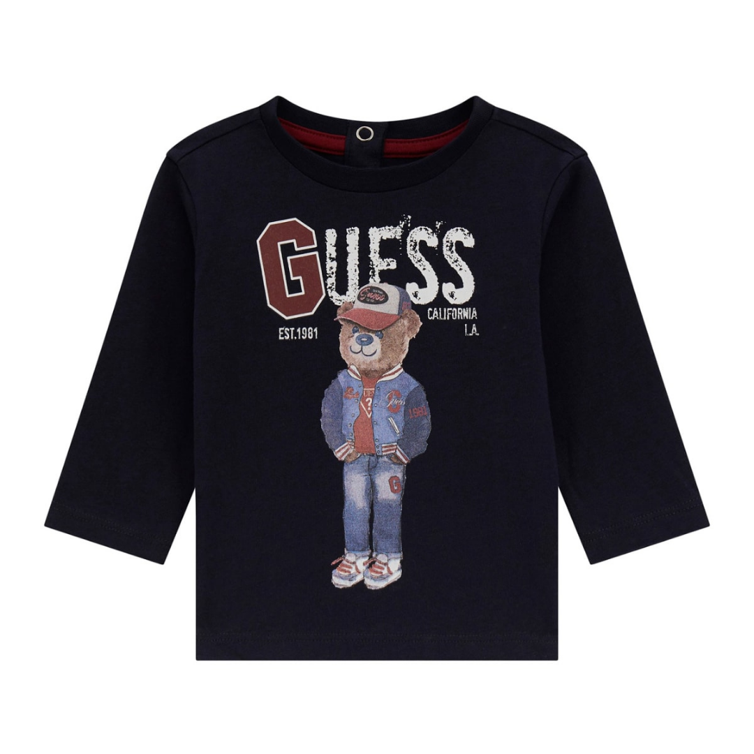 Guess - Navy Blue Bear Guess Top