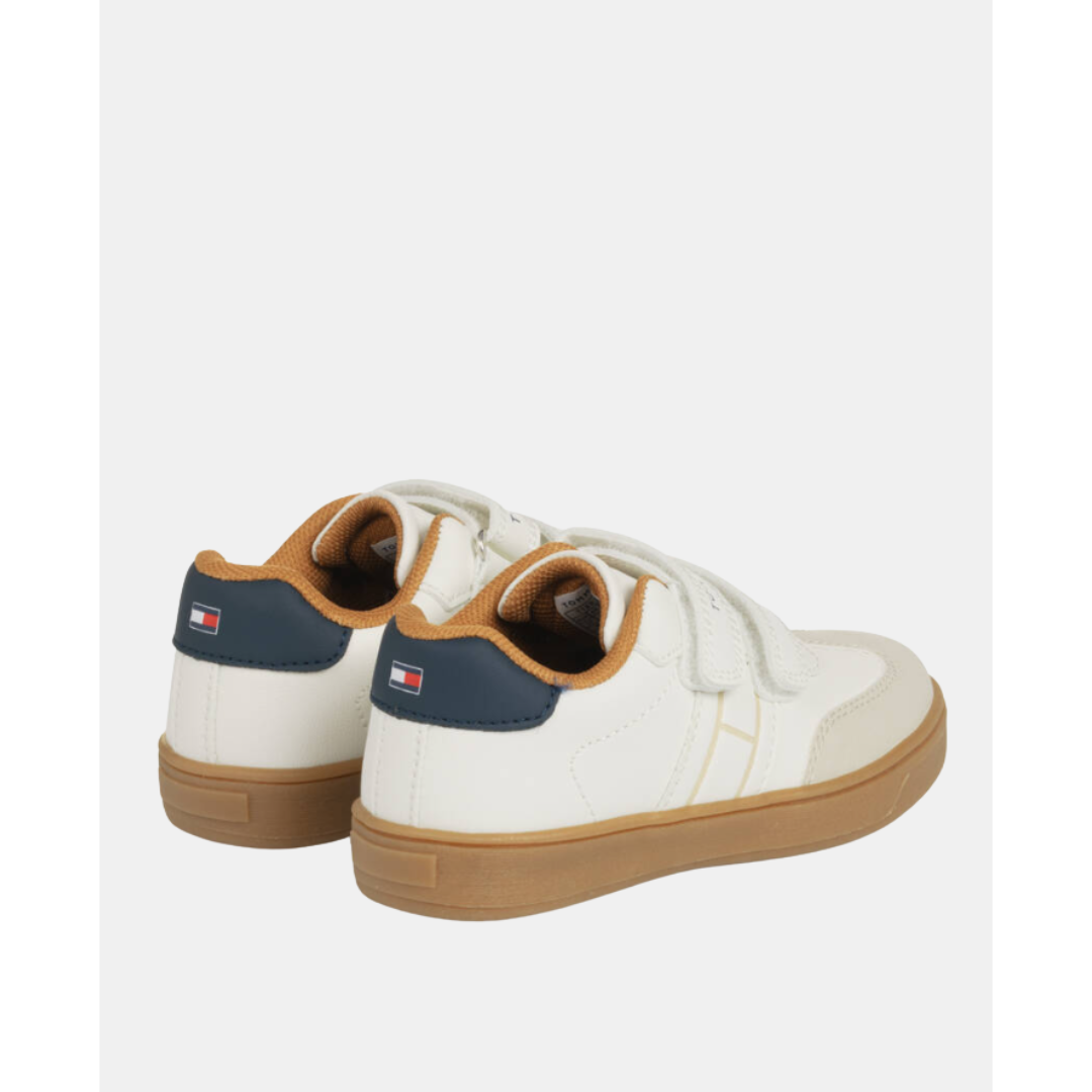 Tommy Hilfiger - White Low Cut Velcro Sneaker