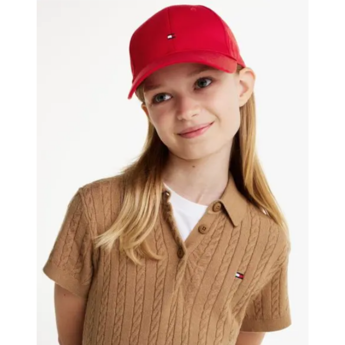 Tommy Hilfiger - Unisex Red Logo Hat