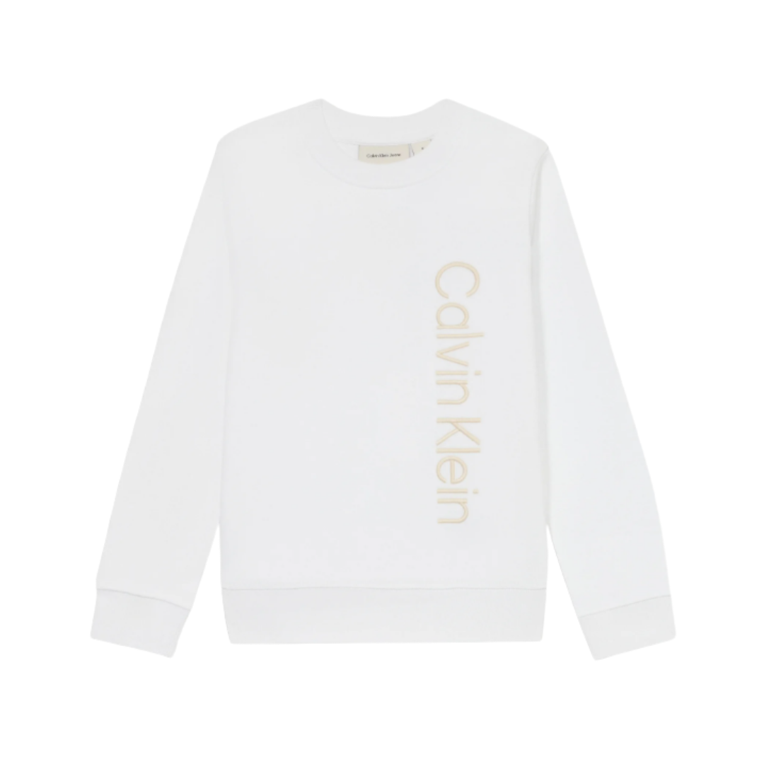 Calvin Klein - White Basic Big Logo Sweatshirt (Copy)