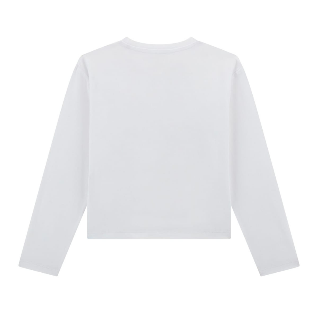 Guess - White with Red Details Top